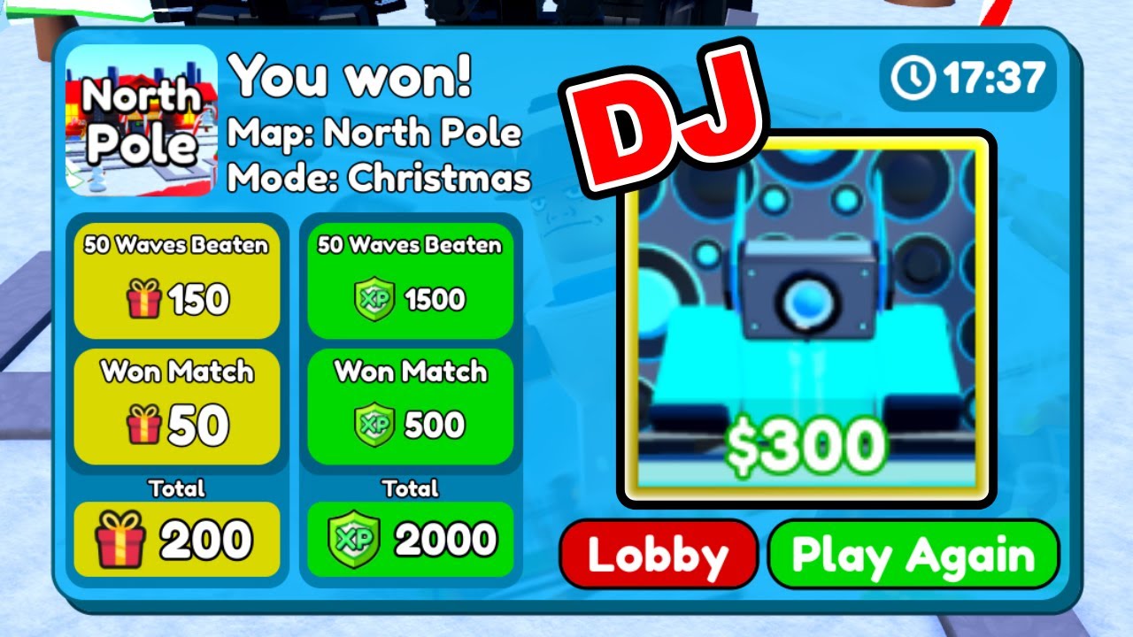 フロストDJスピーカーマンを使ってノースポール最速クリア🎅North Pole