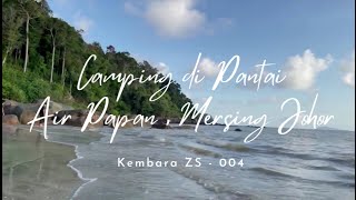 Camping di Pantai Air Papan, Mersing Johor | 004 |