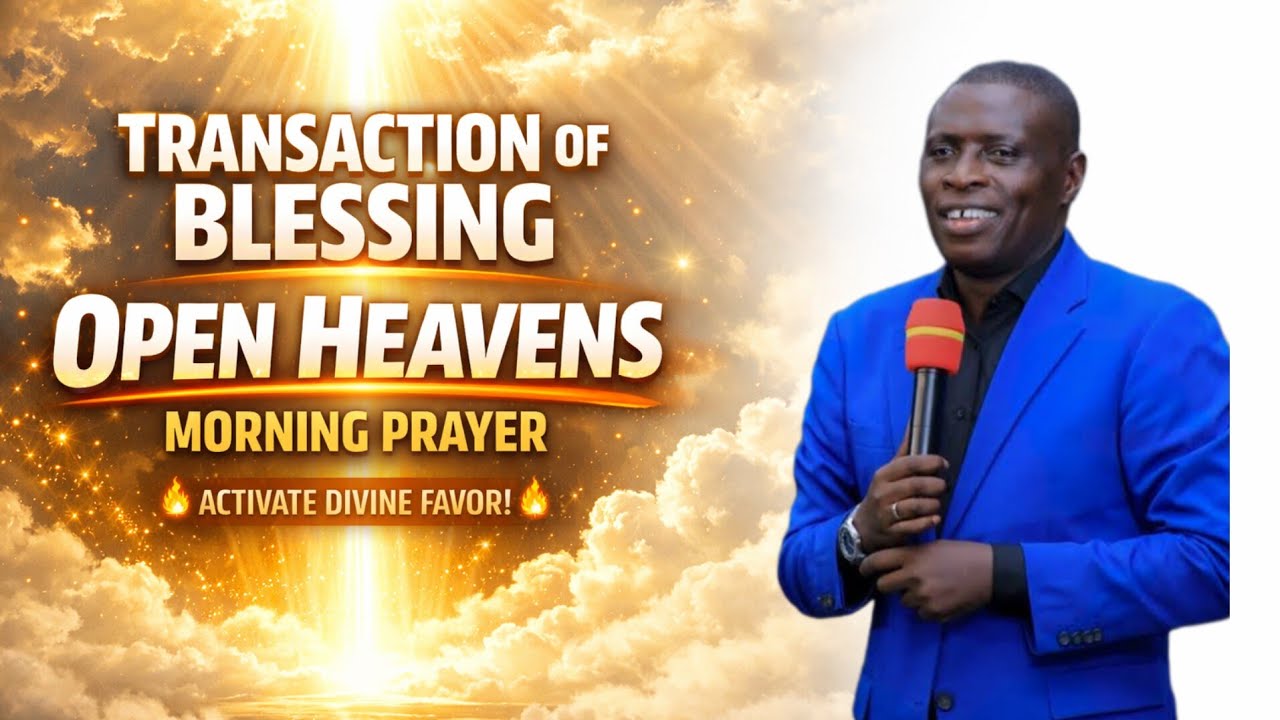 MORNING PRAYER TRANSACTION OF BLESSING  Activate Divine Favor & Open Heavens | Ap. James Kawalya