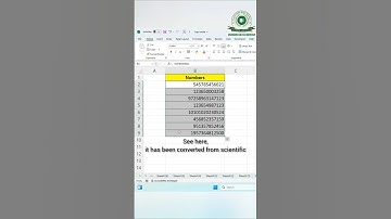 📊 Easily Convert Scientific Format to Normal Number Format in Microsoft Excel! 💻✨ #ExcelTips #Shorts