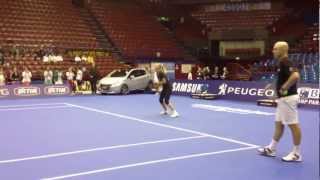 Maria Sharapova allenamento La Grande Sfida 2012 Milano