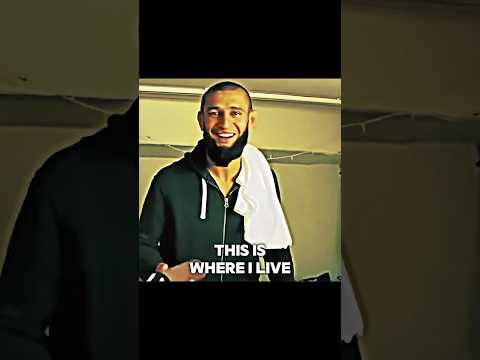 Khamzat Chimaev – From living in the gym to UFC middleweight champion ❤️🙏🏻