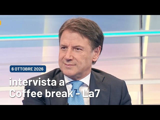 Giuseppe Conte, intervista a “Coffee break” | 6/10/2026