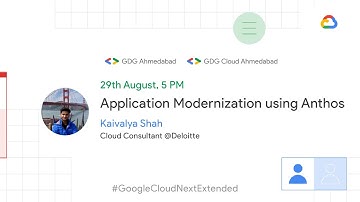 Application Modernization using Anthos