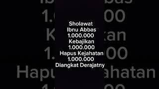 Shalawat Ibnu Abbas. Waallahu'alam. #shalawat #shalawatnabi #habibumarbinhafidz #amalan #kalam
