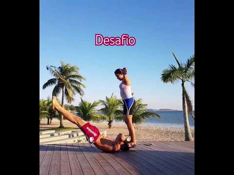 Desafio de casal. #desafio #challenge #calisthenics #workout #motivation #shorts