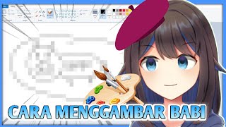 CARA MENGGAMBAR BABI DI PAINT!! 🐖🎨 screenshot 3