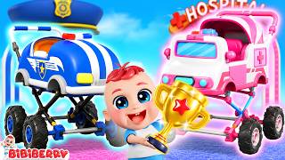 toy car song cars rescue squad wheels bus bibiberry nursery