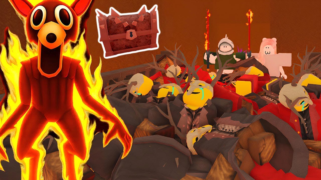 [로블록스] 숲을 불태운 광신도들을 전부 잡아서 사슴에게 제물로 바쳤어요!! 