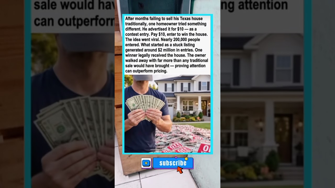 Selling a $10 Home to Make Millions of Dollars. 