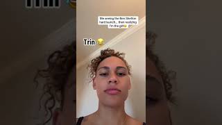 Her TikTok is the gift that keeps on giving 🤣 (via @trinity.rodman/TT) Wealth
