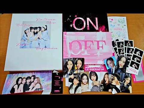 LE SSERAFIM 'ON-OFF 22-23' Unboxing - YouTube