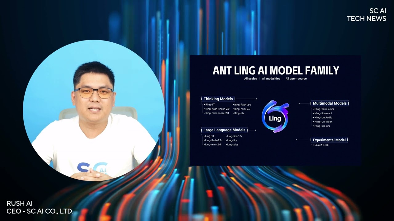🤖 SC AI TECH NEWS | Ant Group launches “Ling-1T” — A Trillion-Parameter AI Model That’s 10× Faster!⚡