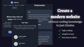 how to make a website | without coding in 10 mins | selfacade #website