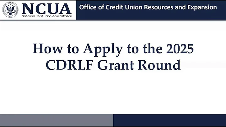 How to Apply to the 2025 CDRLF Grant Round
