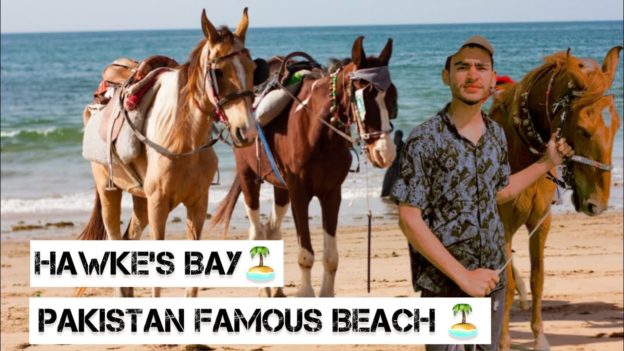Hawke’s Bay Beach Karachi 🏝️ Horse Riding ki Beach pr 🐎 YouTube