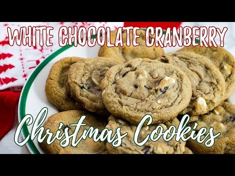 White Chocolate Cranberry Cookies | The Starving Chef