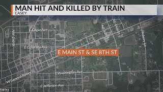 33-year-old man struck, killed by train in Casey