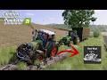 FS25 John Deere Stuck in Mud | Real Mud Mod | Fendt Towing John Deere.