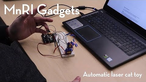 Automatic laser cat toy built from an Arduino | MnRI Gadgets