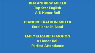 Kleb: 6th Grade Awards