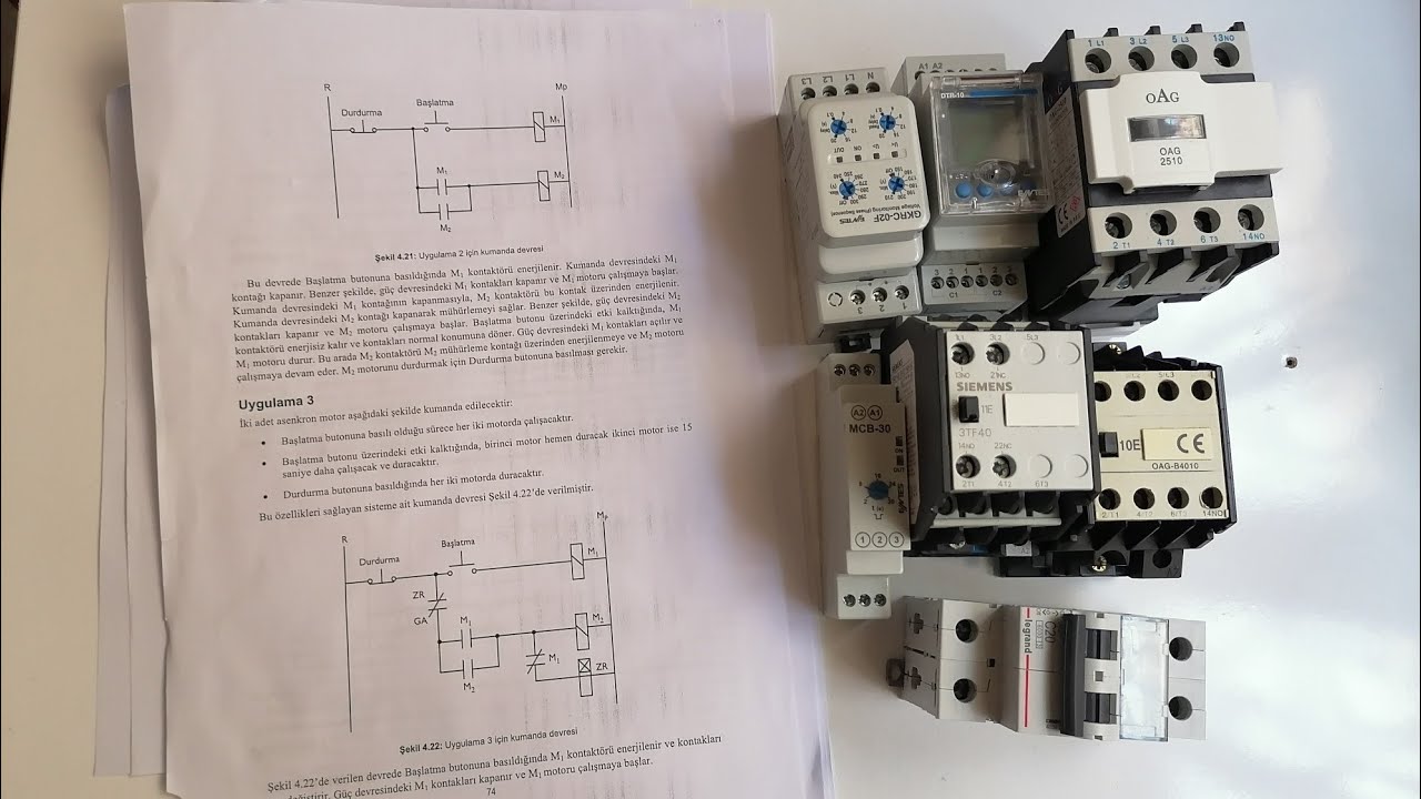 Otomasyon sistemleri kumanda Devresi proje okuma. Pano projesi okuma nasıl yapılır.