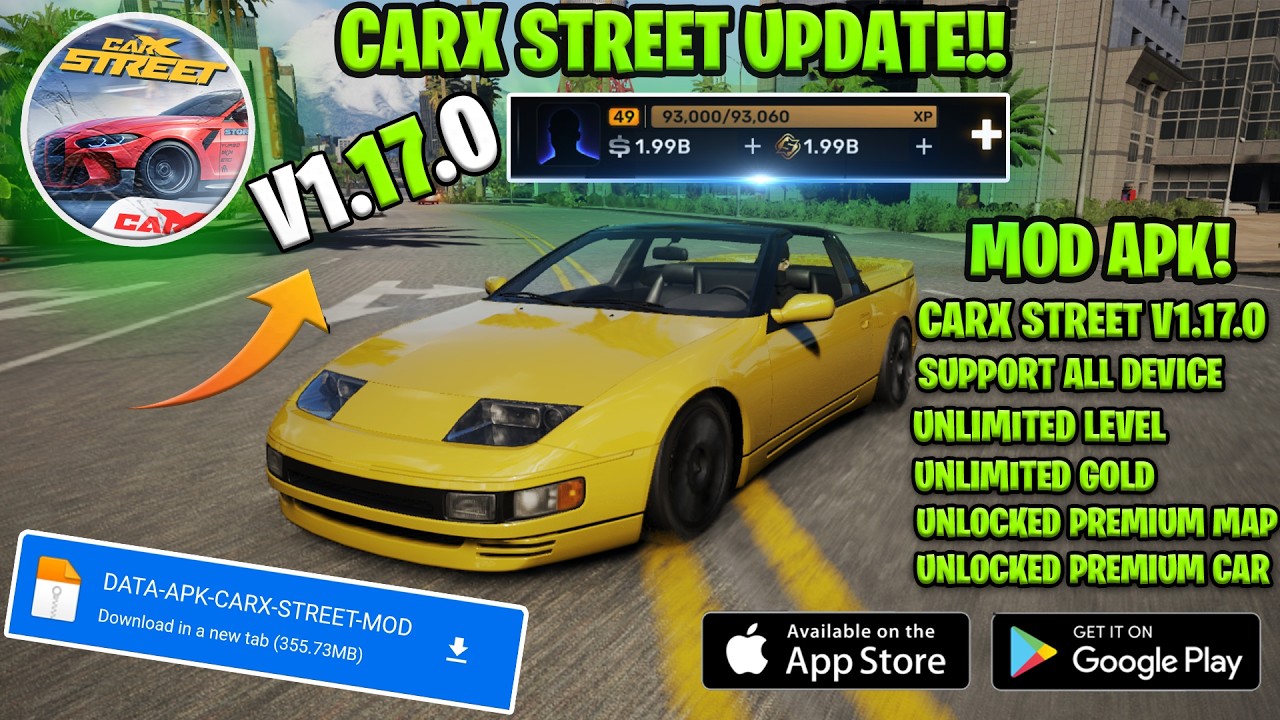 Carx Street Mod Apk 1.17.0 | Carx Street All Prmium Crs Unlocked | Carx Street Mod Apk Latest 2026
