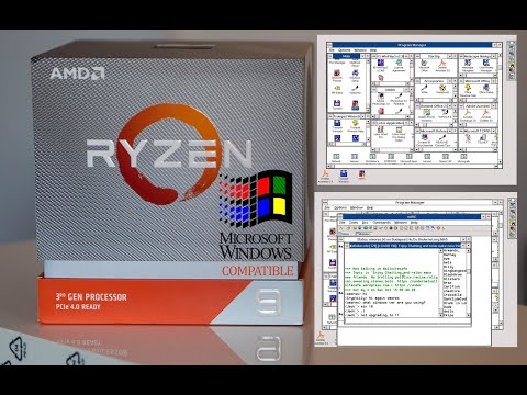 Quick tour of a Ryzen 3900X running Windows 3.11 on real Quick tour of a Ryzen 3900X running Windows 3.11 on real