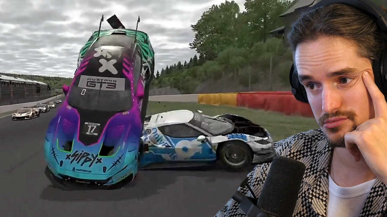 Mensen kunnen zich niet gedragen tijdens Sim Racing
