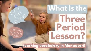 MONTESSORI AT HOME: 3 PERIOD LESSON | Teaching Vocabulary in Montessori