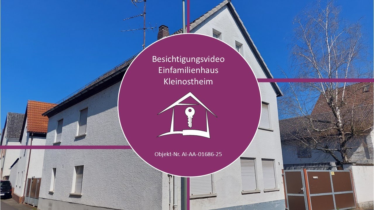 Einfamilienhaus mit Scheune in Kleinostheim