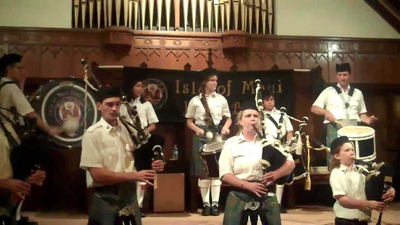 Jack Lee Bagpipe Concert w/ Isle of Maui Pipe Band Youth YouTube