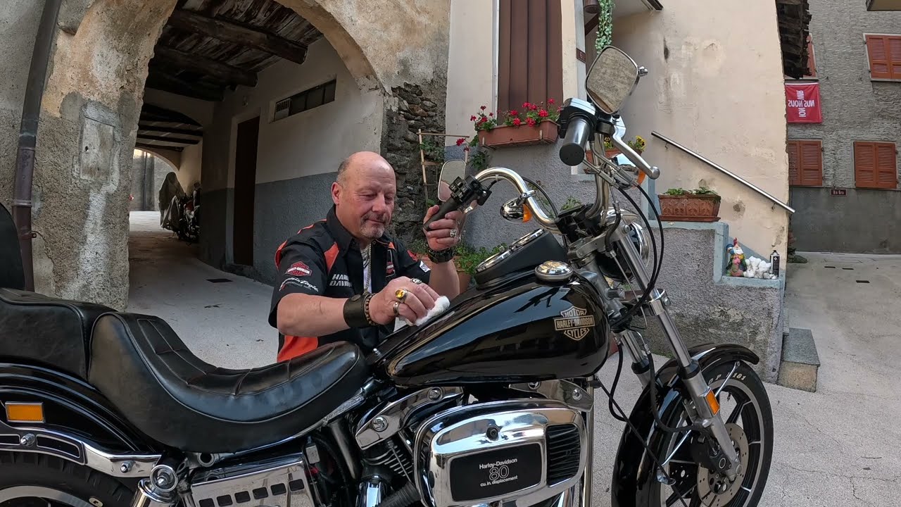 Harley Davidson 1983 FXSB Shovelhead Kick Start pure sound part.4