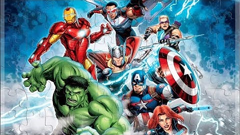 Magic Jigsaw Puzzles App | Marvel Avengers Part 1 | 70 Pieces | Animated