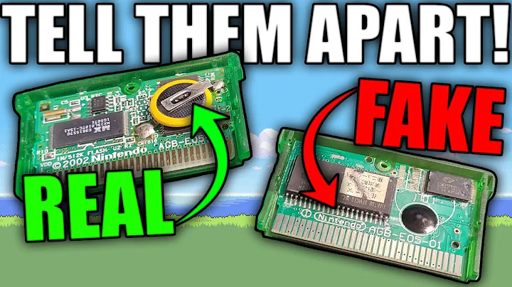Tell FAKE and REAL GBA Games Apart!