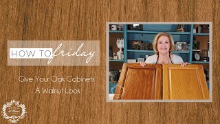 How To: Make Your Oak Cabinets Look Like Walnut | Using Gel Stain and our New! Matte Sealer