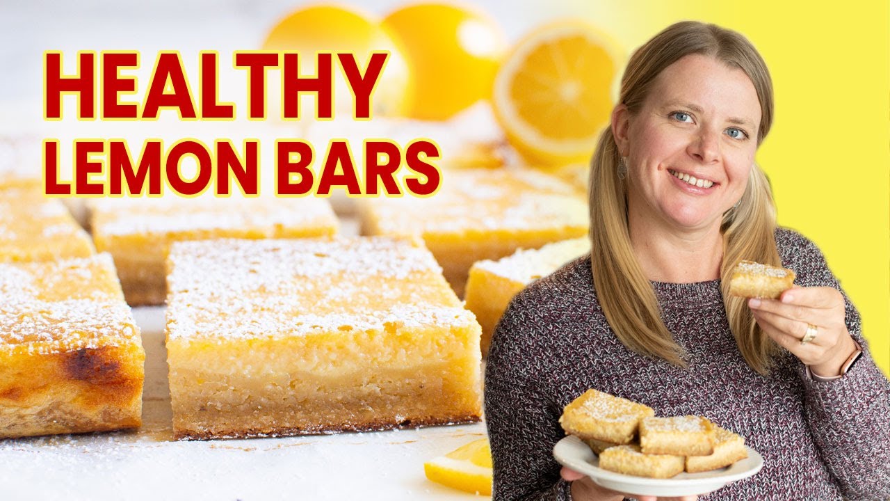 HEALTHY LEMON BARS simple, gluten free recipe Easy Instant Pot Recipes