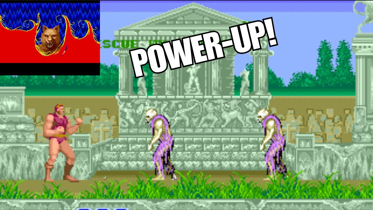 ALTERED BEAST - Mega Drive Playthrough - Original Hardware