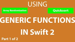 Celebrity Swift Basics: Using Generic Functions in Swift 2! (The Concept) Profile