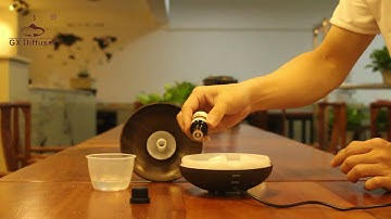 GX Diffuser GX-01K Dark Wood 160ML Aroma Diffuser Operating Video（No Sound）
