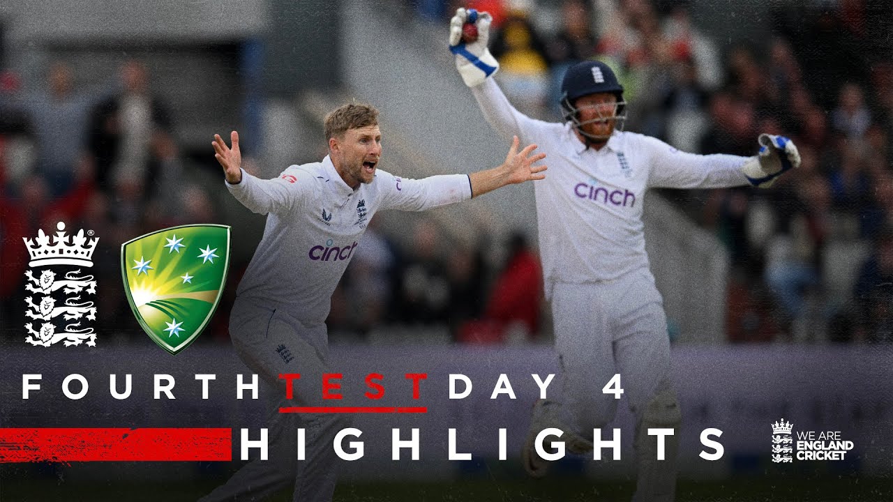 Root Gets Labuschagne For 111 Highlights - England v Australia Day 4 LV/u003d Insurance Test 2023