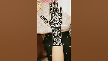 Trying Mehndi Stickers 😍 Eid-Ready Design in Seconds! #mehndistickers #mehndidesign #shorts