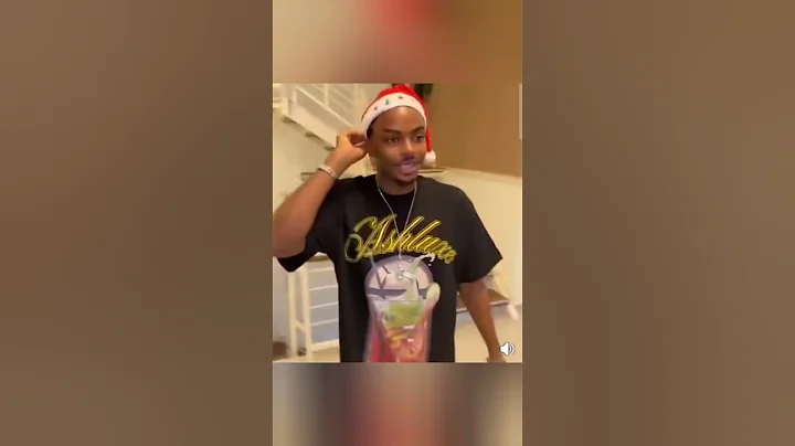 Uncle Eni is here to see Rakeem, rocking his Xmas cap 😄🤗🤗 #priscillaojo #enioluwaofficial#jp2025