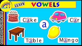 Vowels for Kids | Learning Games for Preschoolers | English Vocabulary