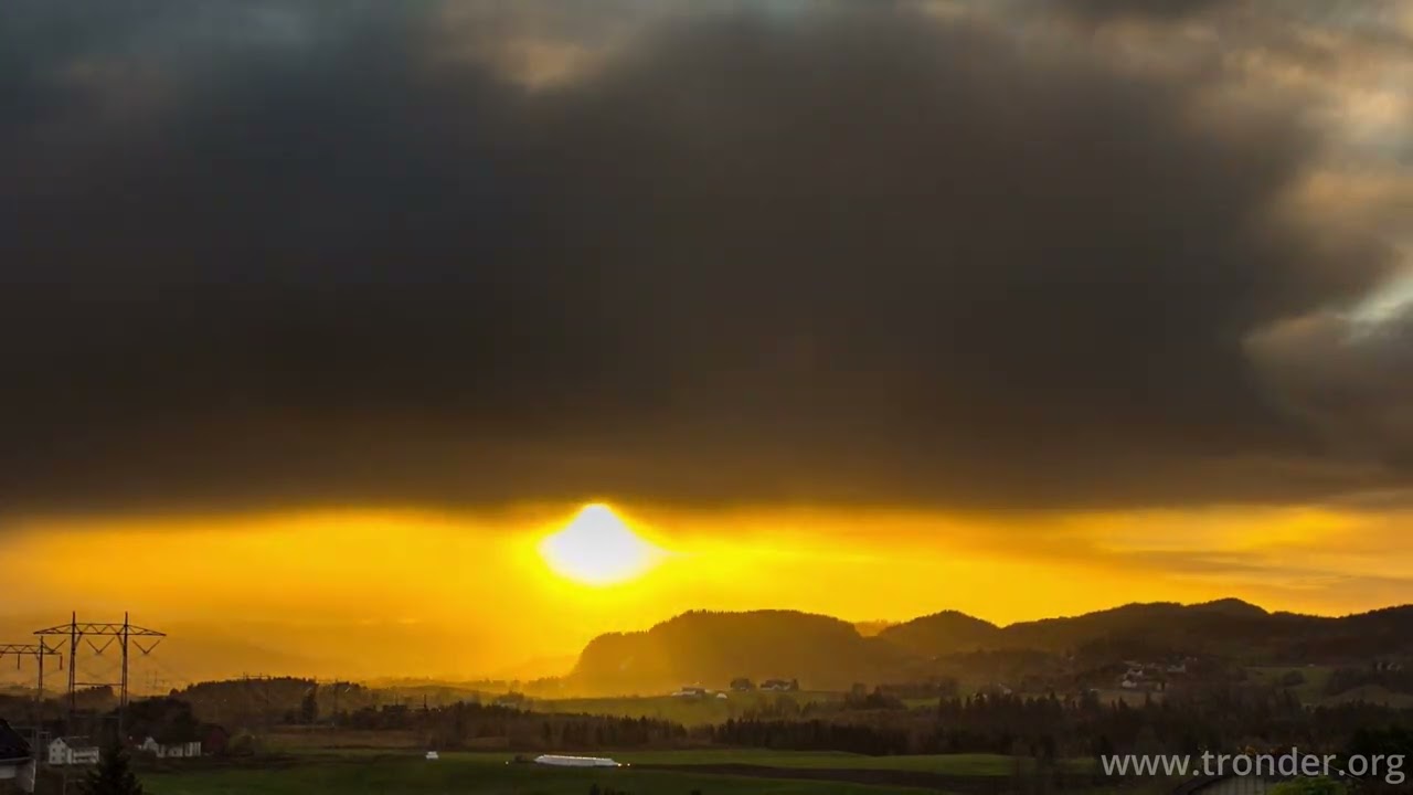 Sunset Afternoon Skjelstadmark 29.10.2022