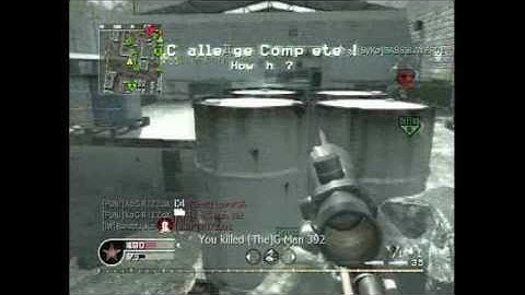 Call Of Duty 4 How The ? Challenge Done In Style!