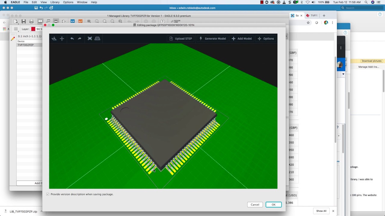 ModelMappedFromSamacsysLibrary