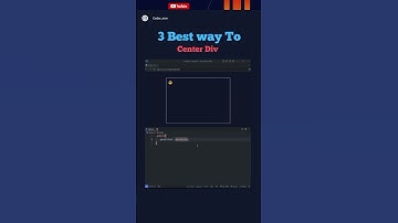 Mastering CSS: 3 Easy Ways to Center Your element #shorts #short #shortvideo #youtubeshorts #youtube