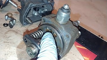Bosch VE pump teardown - part 3 - fuel plunger and distribution block