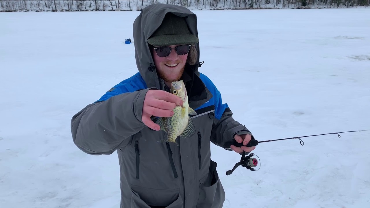 Ice Fishing for Crappies Joe Shead Outdoors YouTube